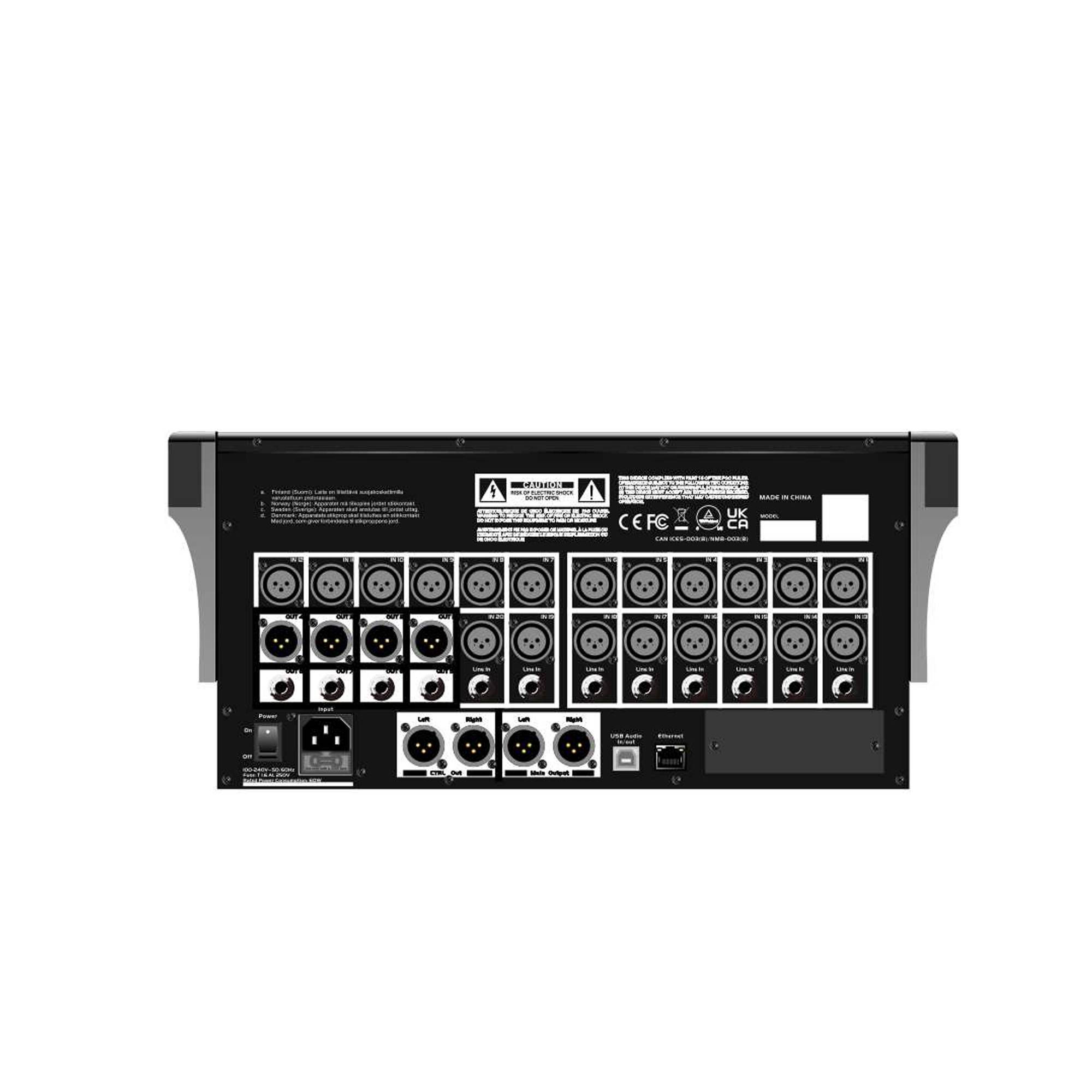 מיקסר דיגיטלי Topp Pro DM20.12 – 20 כניסות / 12 יציאות 4 מיקסר דיגיטלי Topp Pro DM20.12 – 20 כניסות / 12 יציאות