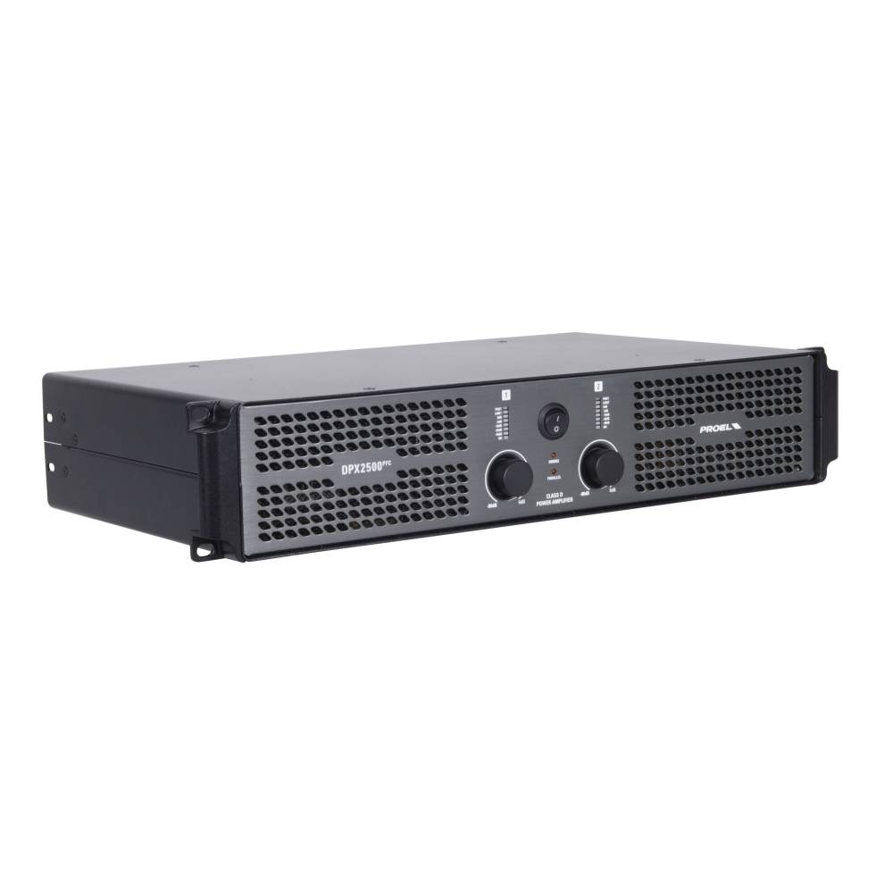 מגבר עוצמה Proel DPX2500PFC Class D בהספק 2X1250W 2 מגבר עוצמה Proel DPX2500PFC Class D בהספק 2X1250W
