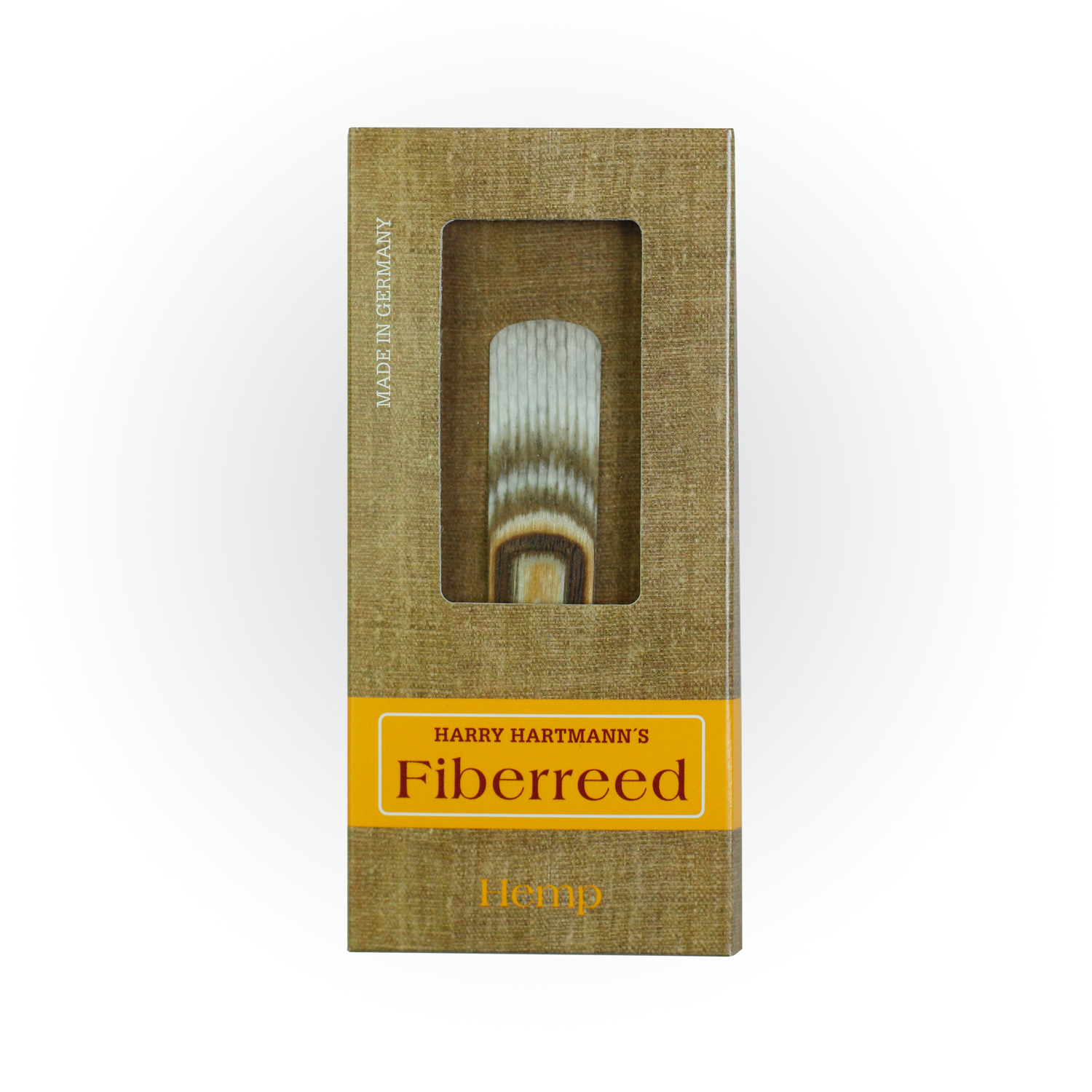 עלה לסקסופון סופרן Fiberreed Premium Hemp Medium 2 עלה לסקסופון סופרן Fiberreed Premium Hemp Medium