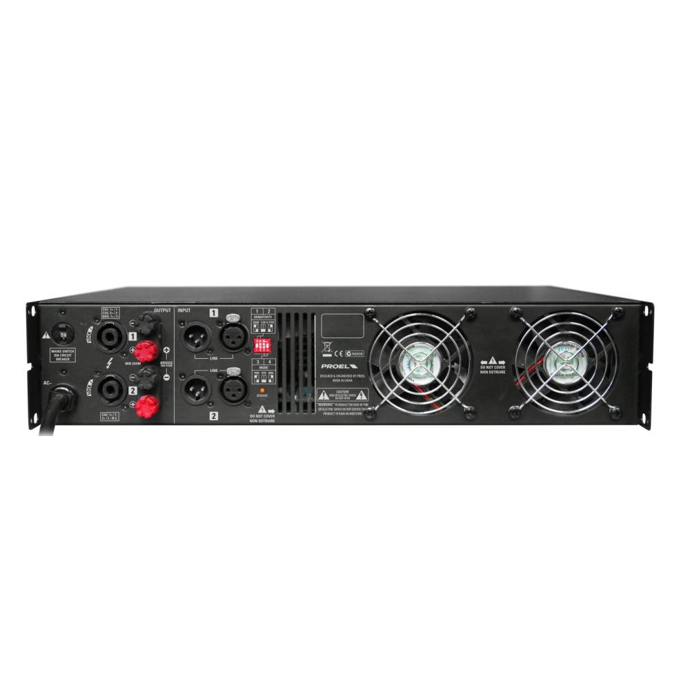 מגבר עוצמה Proel HPX8000 בהספק 2X4000W 3 מגבר עוצמה Proel HPX8000 בהספק 2X4000W