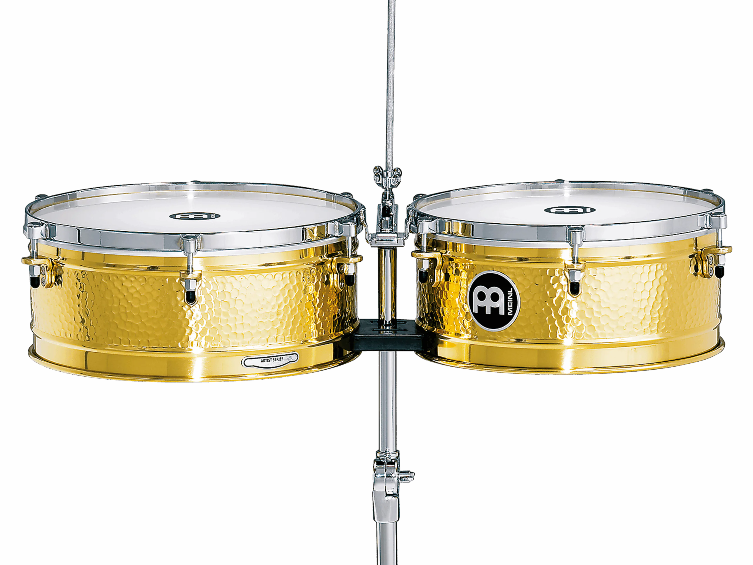 טימבלס Meinl Luis Conte Signature פליז 14+15 אינץ 1 טימבלס Meinl Luis Conte Signature פליז 14+15 אינץ