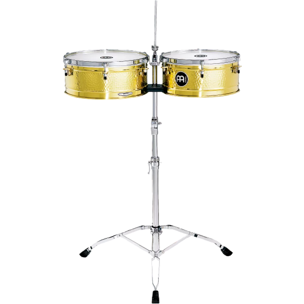 טימבלס Meinl Luis Conte Signature פליז 14+15 אינץ 2 טימבלס Meinl Luis Conte Signature פליז 14+15 אינץ
