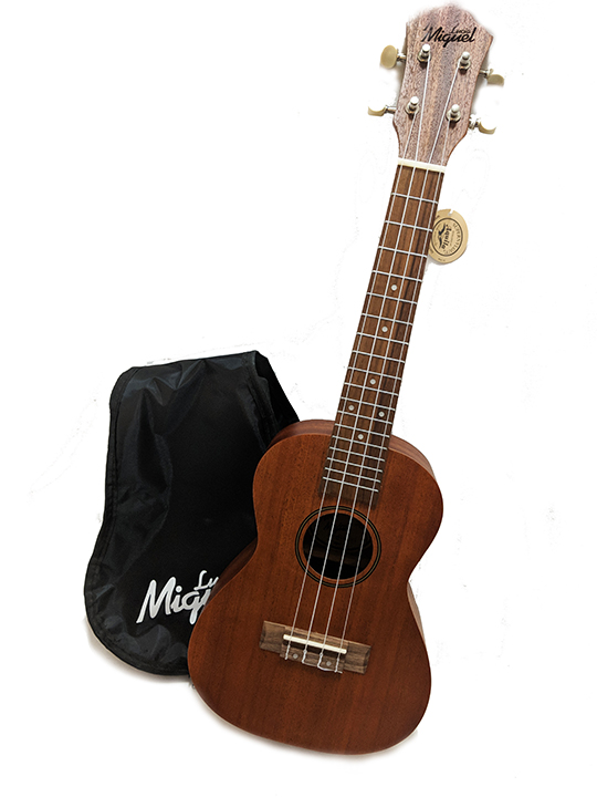 יוקללה קונצרט עם תיק Miguel Lucia UK-3 Concert Ukulele 2 Miguel Lucia UK 3 Concert Ukulele.jpg