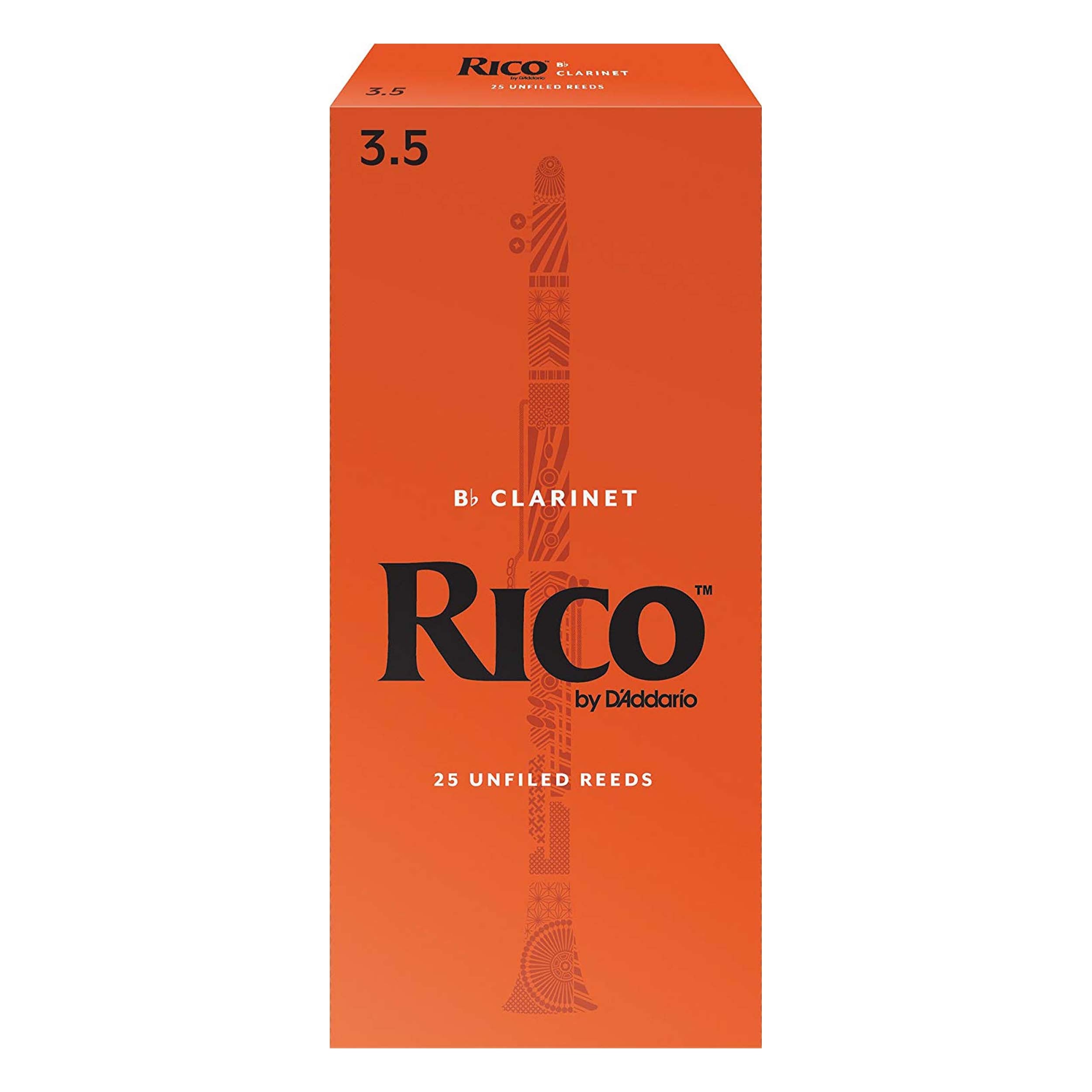 עלים לקלרינט סי במול מס 3.5 - 25 בקופסא Rico 1 RCA2535 0.jpg