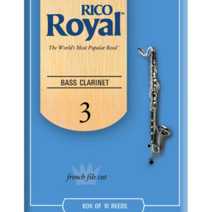 עלים לקלרינט בס מס 3 – 10 בקופסא Rico Royal