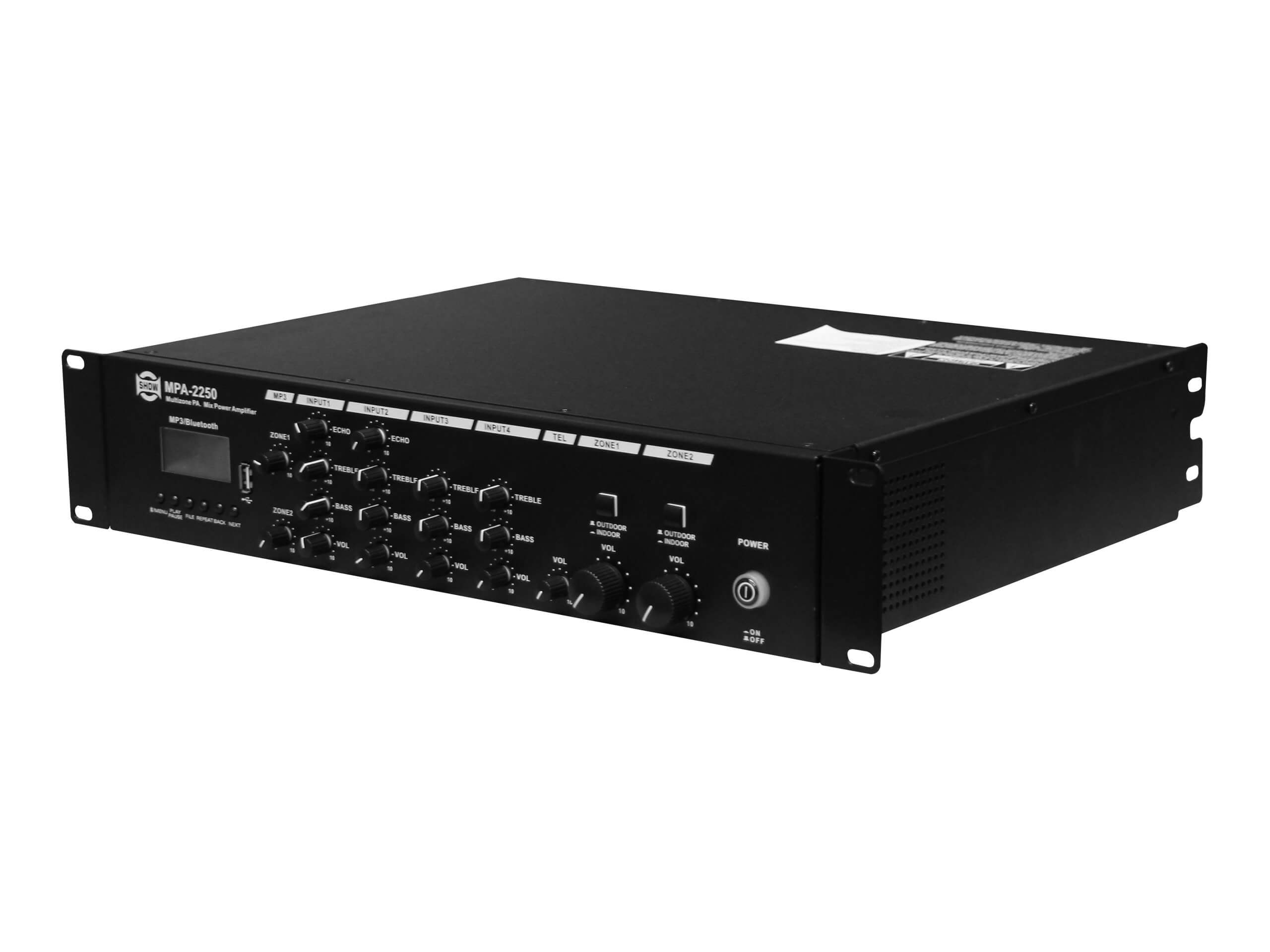 מגבר עם שנאי קו SHOW MPA-2250 MP3/BT/USB 2x250W 2 SHO MPA 2250 2.jpg