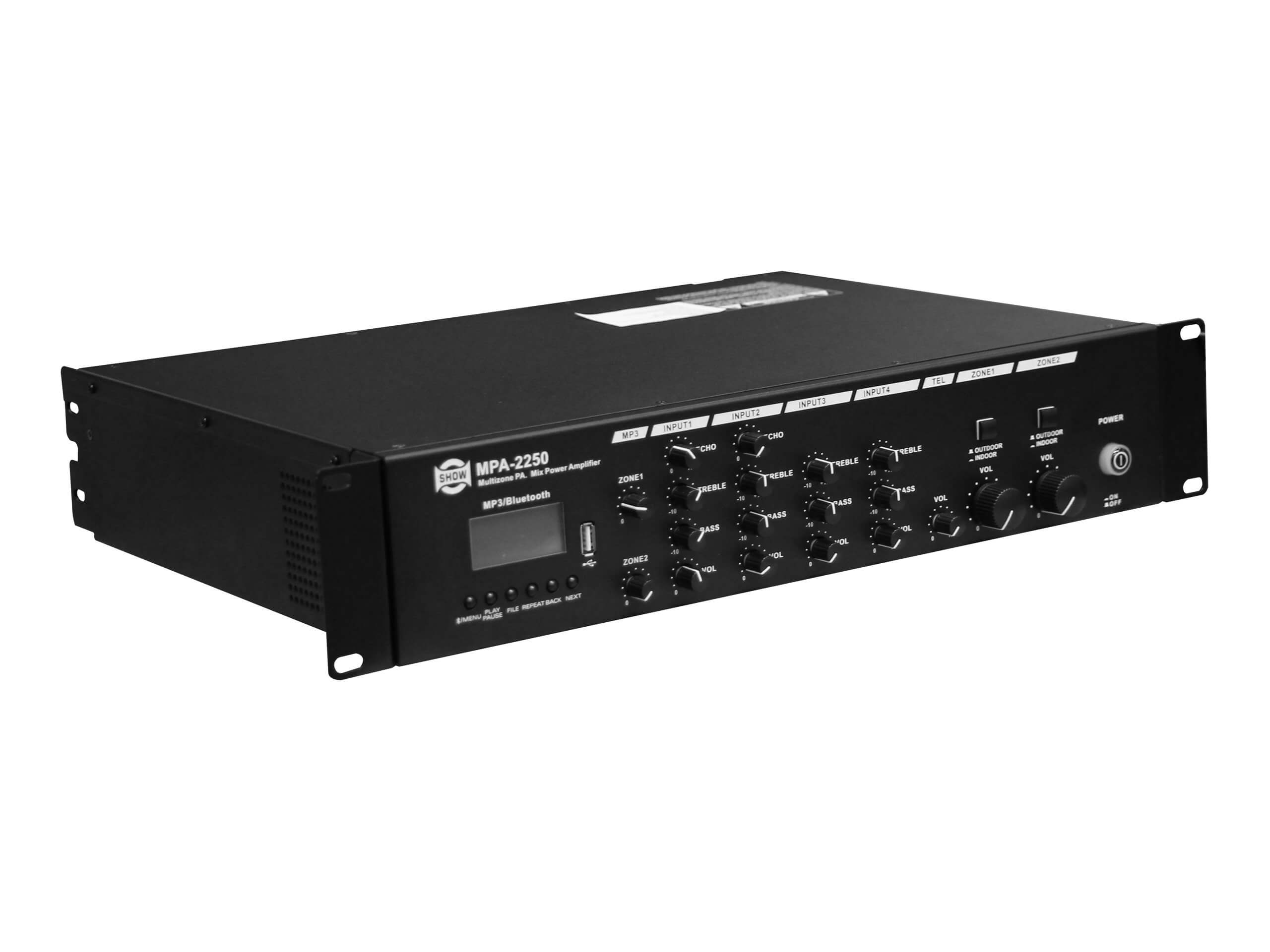 מגבר עם שנאי קו SHOW MPA-2250 MP3/BT/USB 2x250W 3 SHO MPA 2250 3.jpg