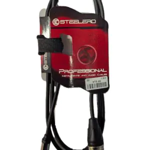 כבל PL 3.5 סטריאו ל- XLR זכר באורך 1.5 מטר תוצרת Steelerd
