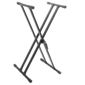 סטנד קלידים X כפול עם ידית לפתיחה וסגירה Steelerd SK117