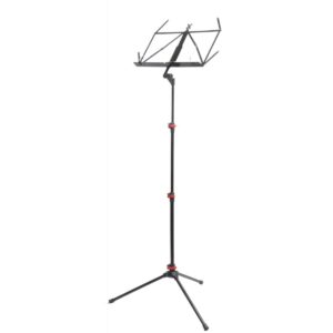 עמוד תווים שחור מתקפל עם מנגנון סגירה מתקדם Steelerd SN116
