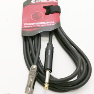כבל לגיטרה PL 6.3 ל- PL 6.3 זוויתי באורך 3 מטר תוצרת Steelerd