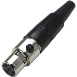 פלג קונקטור הלחמה מיני 4 Mini XLR נקבה תוצרת Steelerd LA1069-4