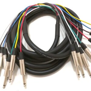מולטי כבל PL 6.3 X 8 מונו ל- 8 PL 6.3 X מונו באורך 5 מטר Steelerd STE-74