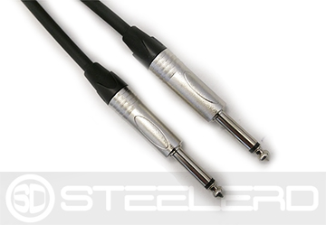 כבל סיגנל PL 6.3 ל- PL 6.3 באורך 10 מטר תוצרת Steelerd 2 כבל סיגנל PL 6.3 ל PL 6.3 באורך 10 מטר תוצרת Steelerd