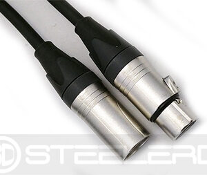 כבל XLR נקבה ל- XLR זכר באורך 2 מטר תוצרת Steelerd