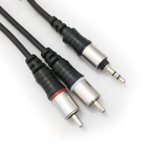 כבל PL 3.5 סטריאו ל-2 RCA באורך 10 מטר תוצרת Steelerd