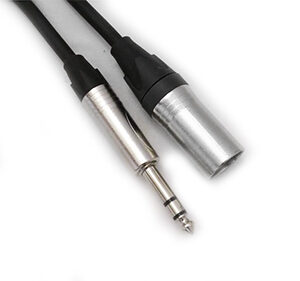 כבל XLR זכר ל- PL 6.3 סטריאו באורך 10 מטר תוצרת Steelerd