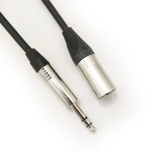 כבל XLR זכר ל- PL 6.3 סטריאו באורך 2 מטר תוצרת Steelerd