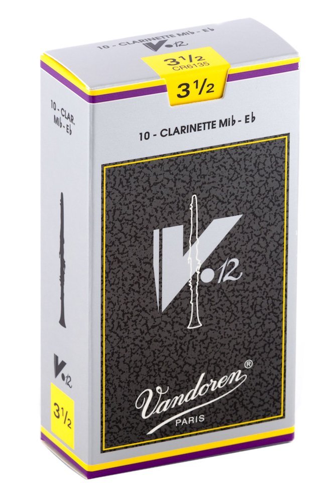 עלה בודד לקלרינט במי במול (פיקולו) מספר 3.5 - Vandoren V12 CR6135 2 עלה בודד לקלרינט במי במול (פיקולו) מספר 3.5 Vandoren V12 CR6135