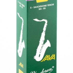עלים לסקסופון טנור ירוק Java מספר 2 – 5 בקופסא Vandoren SR272