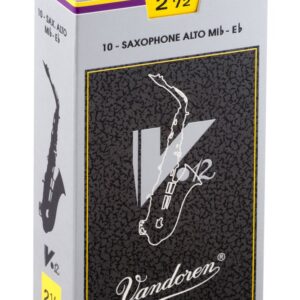 עלים לסקסופון אלט V12 מספר 2.5 – 10 בקופסא Vandoren SR6125