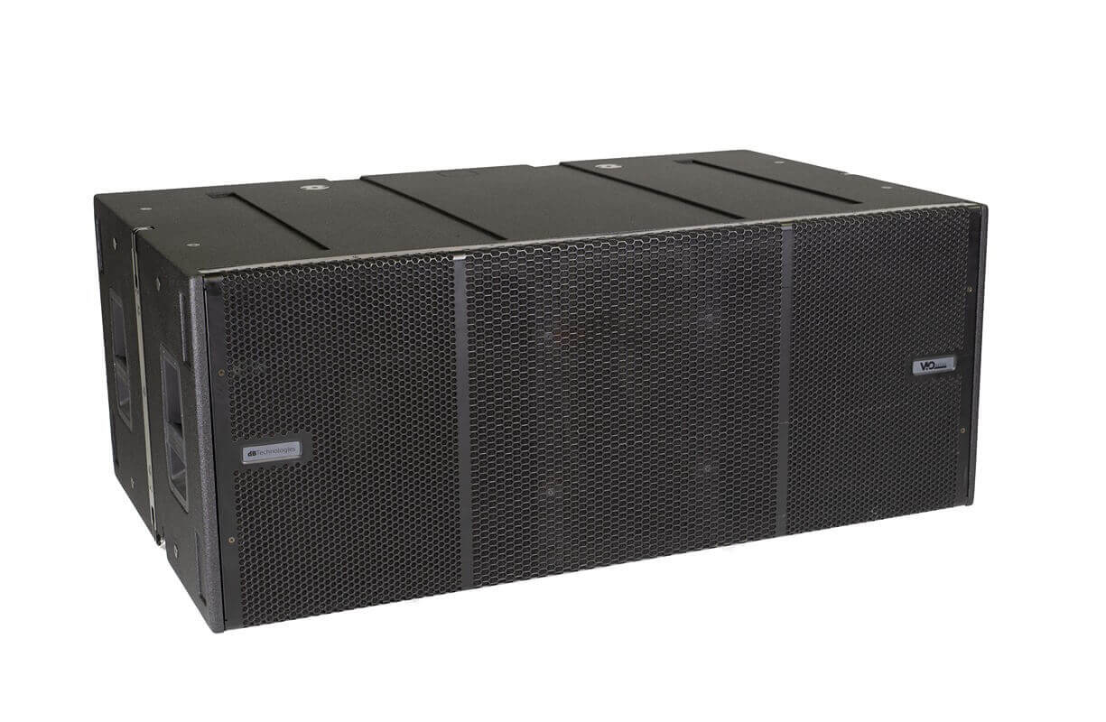 סאבוופר מוגבר dB Technologies VIO S218F – 2x18″ 3200W לתלייה (Flyable) 1 VIO S218F three fourths 11zon.jpg