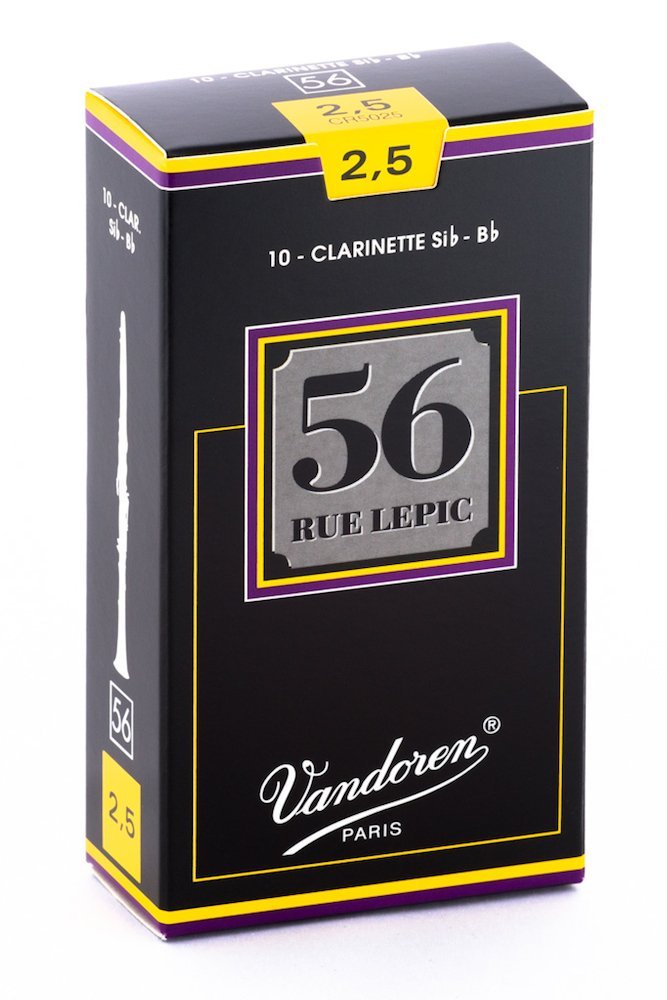 עלה בודד לקלרינט 56 Lepic מספר 2.5 Vandoren CR5025-1 1 Vandoren CR5025 1.jpg