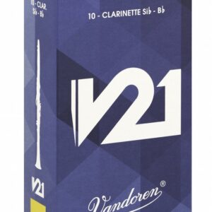 עלים לקלרינט V21 מספר +3.5- 10 בקופסא Vandoren CR8035