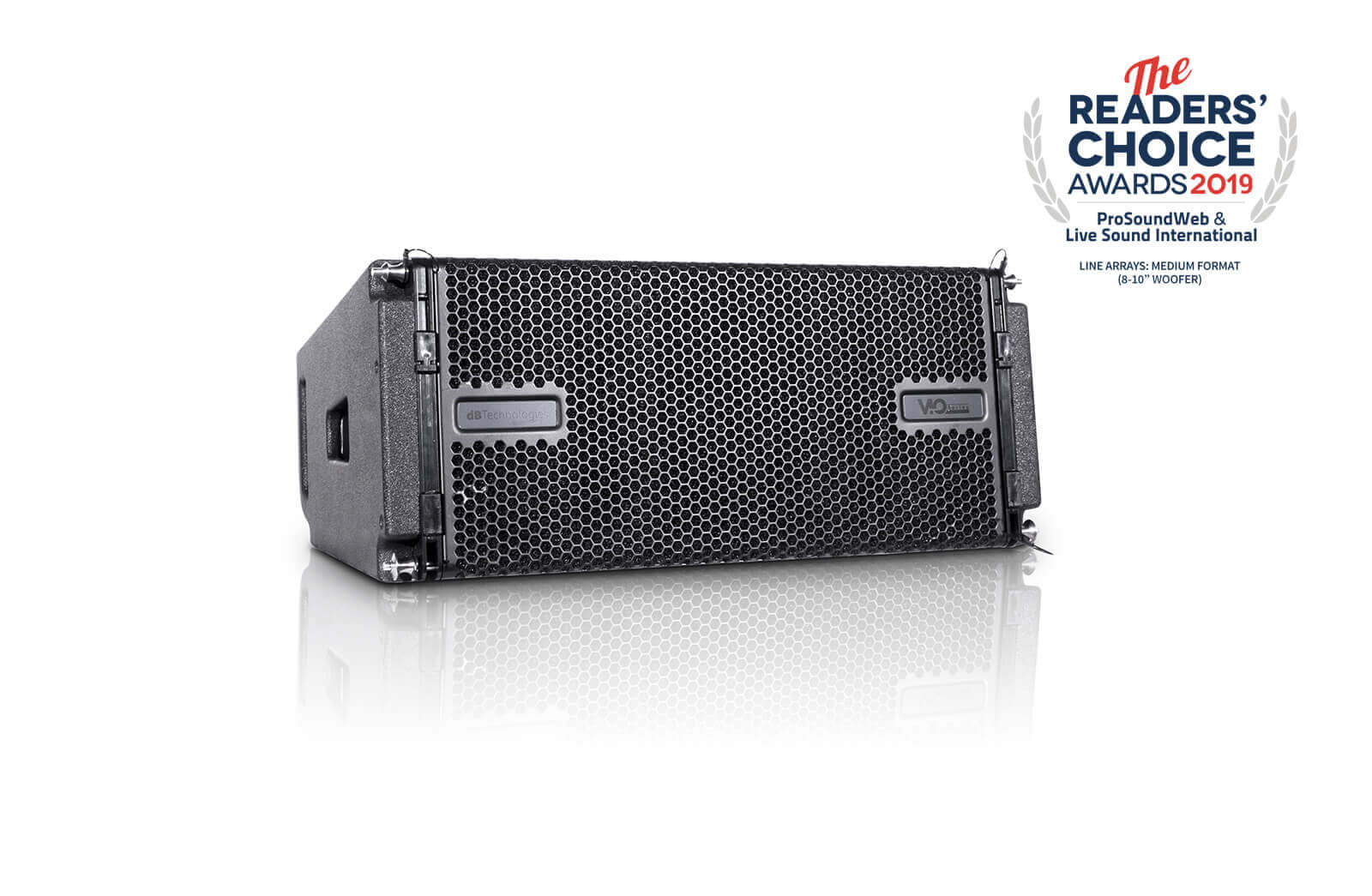 רמקול מוגבר dB Technologies VIO L208 1800W Line Array 1 VioL208 threefourths dbtechnologies award.jpg