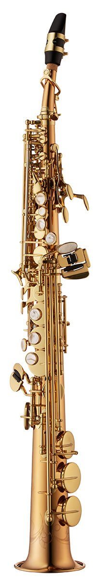 סקסופון סופרן Yanagisawa S-WO20-UL ללא ציפוי לק Bronze Elite 2 סקסופון סופרן Yanagisawa S WO20 UL ללא ציפוי לק Bronze Elite