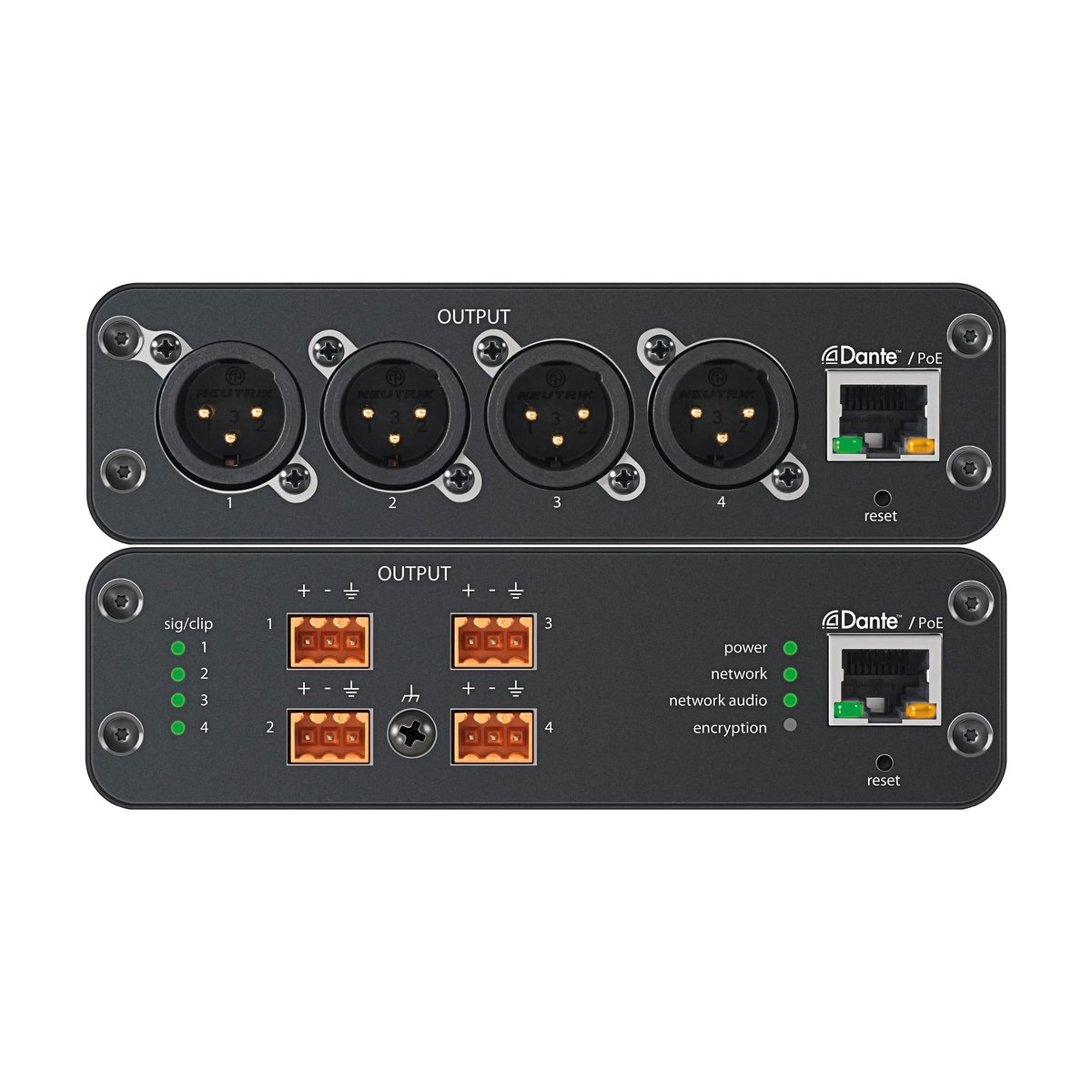 Shure Audio Network Interface ANI4OUT-XLR 1 Shure Audio Network Interface ANI4OUT XLR