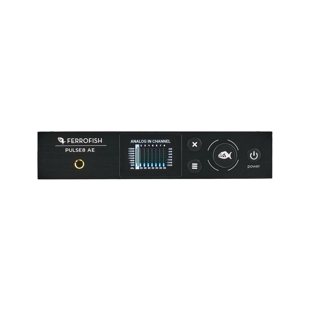ממיר AD/DA Ferrofish Pulse8 AE – 8 ערוצים אנלוגי עם ADAT, 32Bit/192kHz ותצוגה צבעונית 5 ממיר AD/DA Ferrofish Pulse8 AE – 8 ערוצים אנלוגי עם ADAT, 32Bit/192kHz ותצוגה צבעונית – תמונה 5