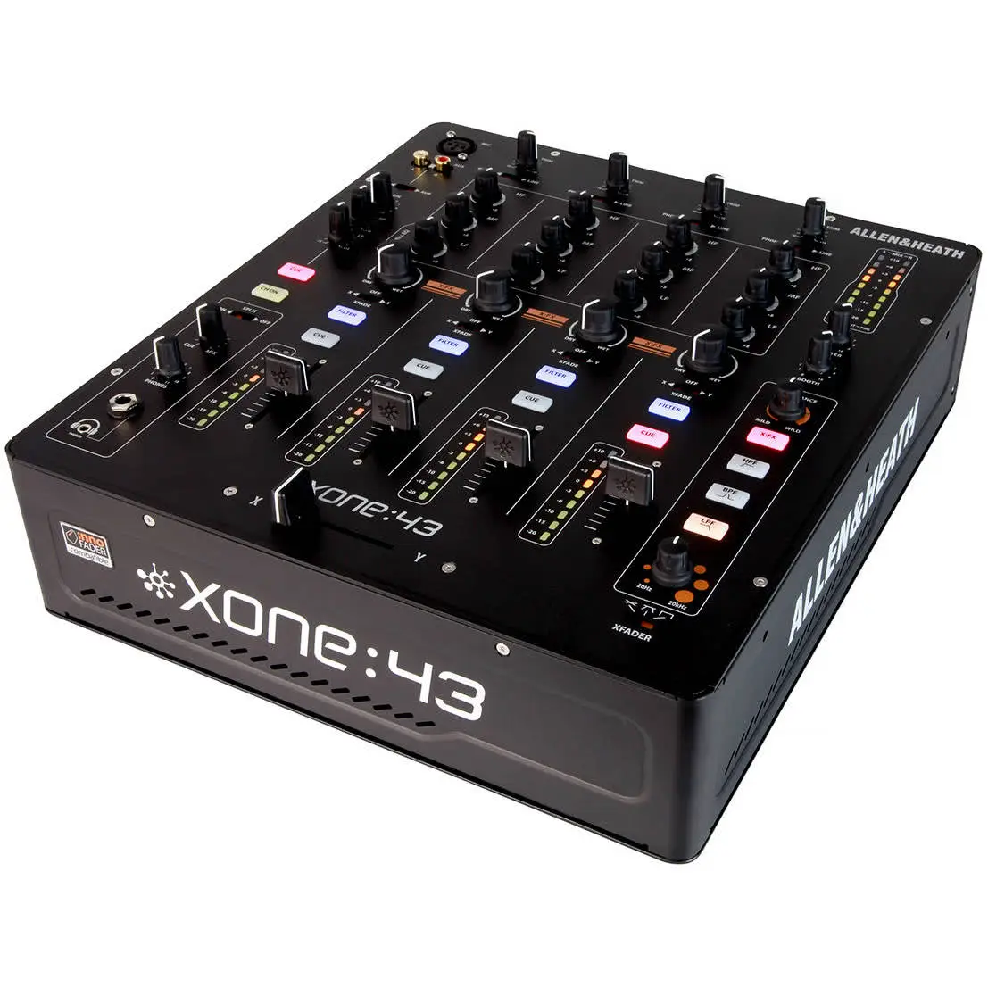 מיקסר DJ אנלוגי Allen & Heath Xone:43 – 4+1 ערוצים עם פילטר Xone האגדי (יבוא בלעדי) 3 allen heath xone 43 dj mixer 3.webp