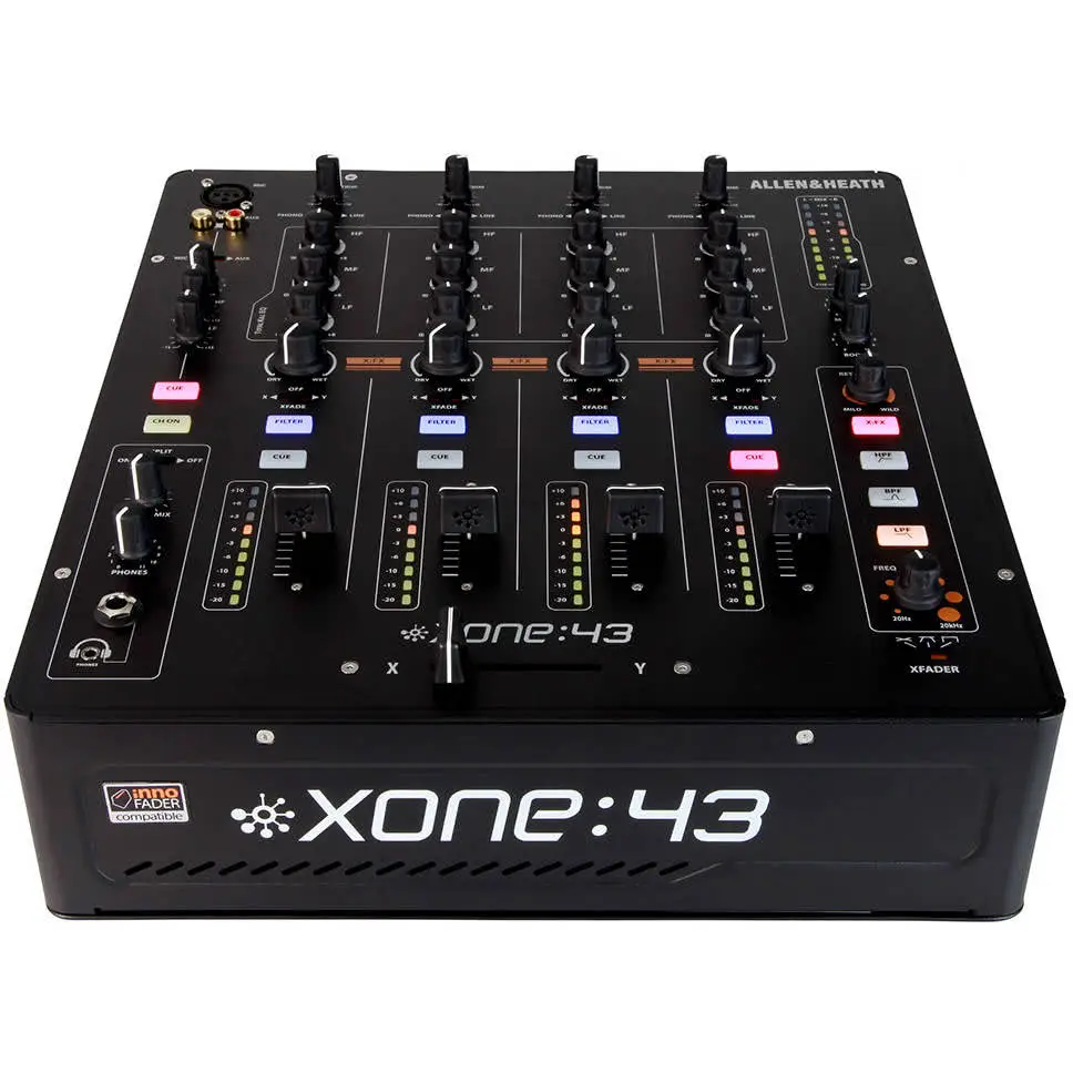 מיקסר DJ אנלוגי Allen & Heath Xone:43 – 4+1 ערוצים עם פילטר Xone האגדי (יבוא בלעדי) 4 allen heath xone 43 dj mixer 4.webp
