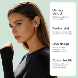 אטמי אוזניים HiFi למוזיקאים – חבילת להקה: 4 זוגות עם 3 דרגות סינון
