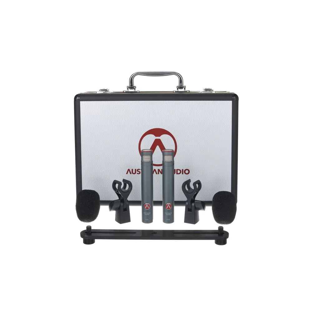 זוג מיקרופוני קונדנסר Austrian Audio CC8 Stereo Set – סט סטריאו מותאם 1 זוג מיקרופוני קונדנסר Austrian Audio CC8 Stereo Set – סט סטריאו מותאם