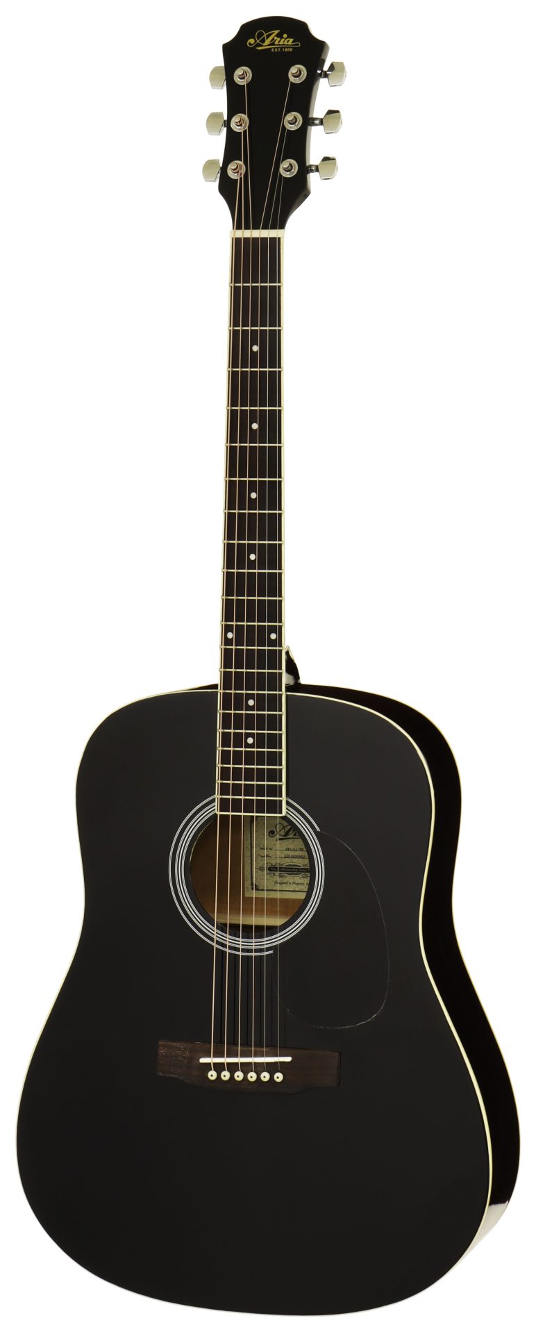 גיטרה אקוסטית Aria AWN15 BK Black 3 גיטרה אקוסטית Aria AWN15 BK Black