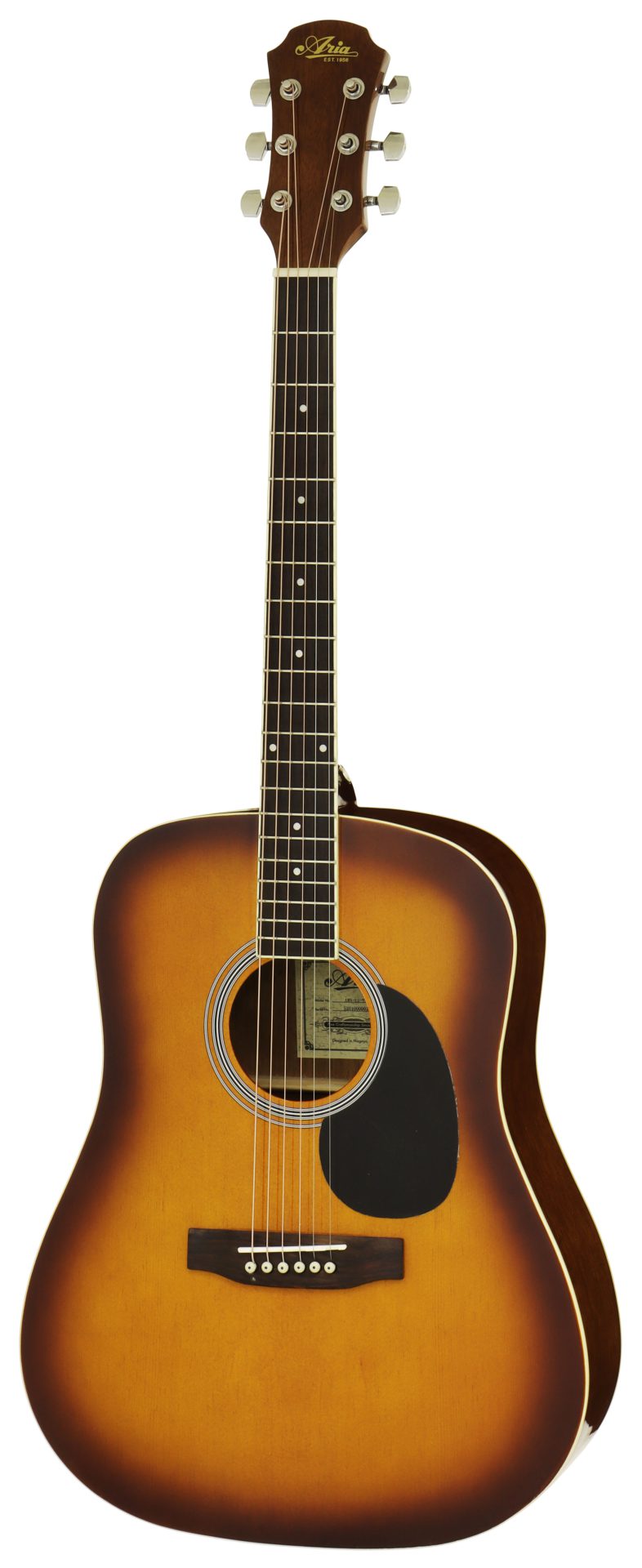 גיטרה אקוסטית Aria AWN15 TS Tobacco Sunburst 2 גיטרה אקוסטית Aria AWN15 TS Tobacco Sunburst