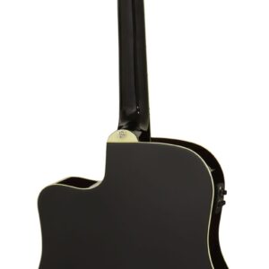 גיטרה אקוסטית מוגברת Aria AWN15CE BK Black