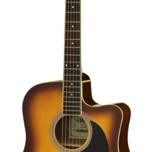 גיטרה אקוסטית מוגברת Aria AWN 15 CE -TS Tobacco Sunburst