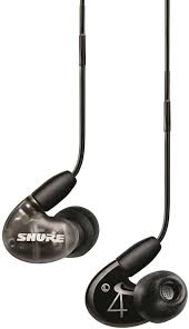 Shure SE42HYBK+UNI-EFS HYBRID EARPHONE,BLACK,W/MODEL:RMCE-UNI