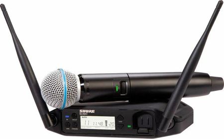 Shure GLXD24+E/B58-Z4 Digital Wireless Handheld System with BETA®58A Vocal Microphone 1 bm 35600 001 66