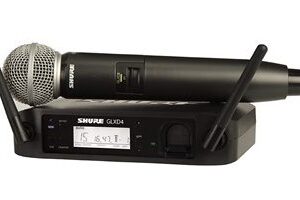 Shure GLXD24+E/SM58-Z4 Digital Wireless Handheld System with SM58® Vocal Microphone