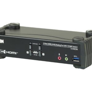 ATEN CS1922M מתג 2 פורטים USB ו DisplayPort 4K עם MST