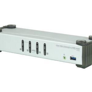 ATEN CS1914 מתג 4 פורטים USB ו DisplayPort 4K UHD, 4K