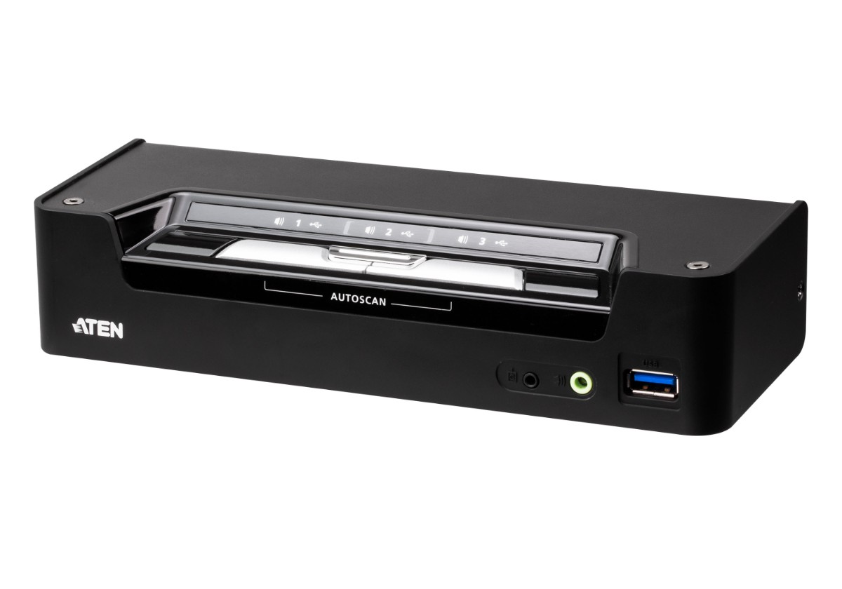 ATEN CS1953 מתג 3 פורטים USB-C 1 ATEN CS1953 מתג 3 פורטים USB C