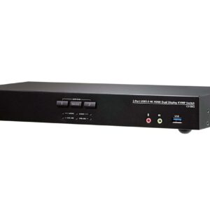 ATEN CS1842 מתג 2 פורטים USB ו HDMI 4K תצוגה כפולה