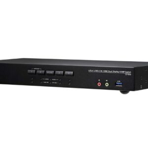 ATEN CS1844 מתג 4 פורטים USB ו HDMI 4K תצוגה כפולה