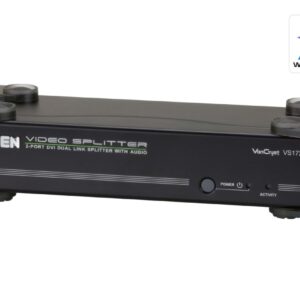 ATEN VS172 מפצל 2 מסכים DVI כולל RS232