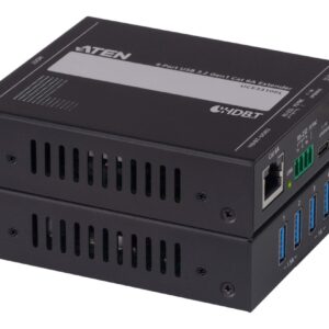 ATEN UCE33100 מרחיק משדר ומקלט בחיבור כבל רשת ישיר עד 100 מטר